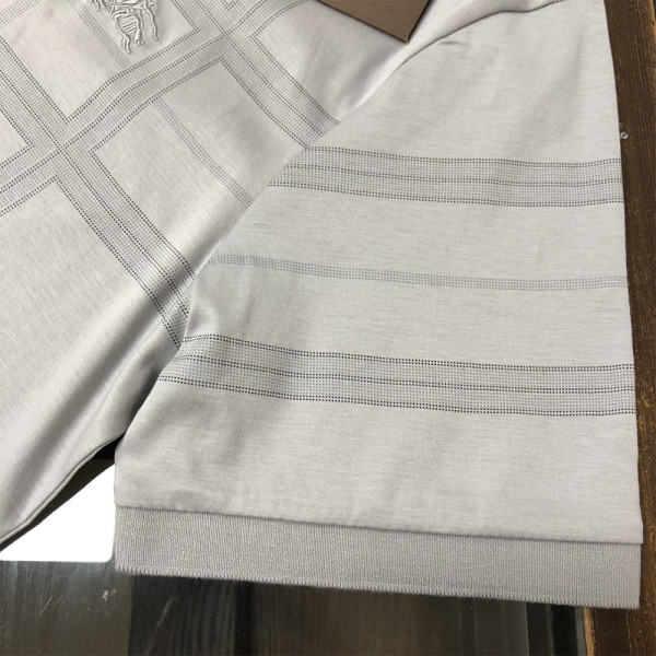 Burberry, Men's Polo, Grey
