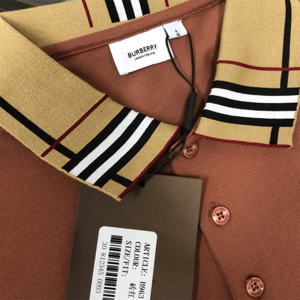 Burberry, Men's Polo, Brown