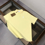 Burberry, Men's Polo, Yellow