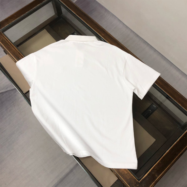 Burberry, Men's Polo, White