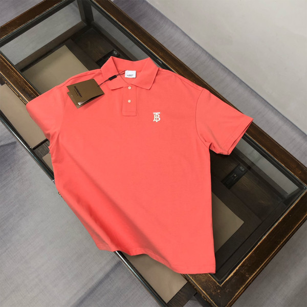Burberry, Men's Polo, Orange