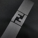 Fendi, Men's Polo, Black