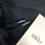 Fendi, Men's Polo, Black
