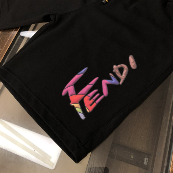 Fendi, Men's Short, Black