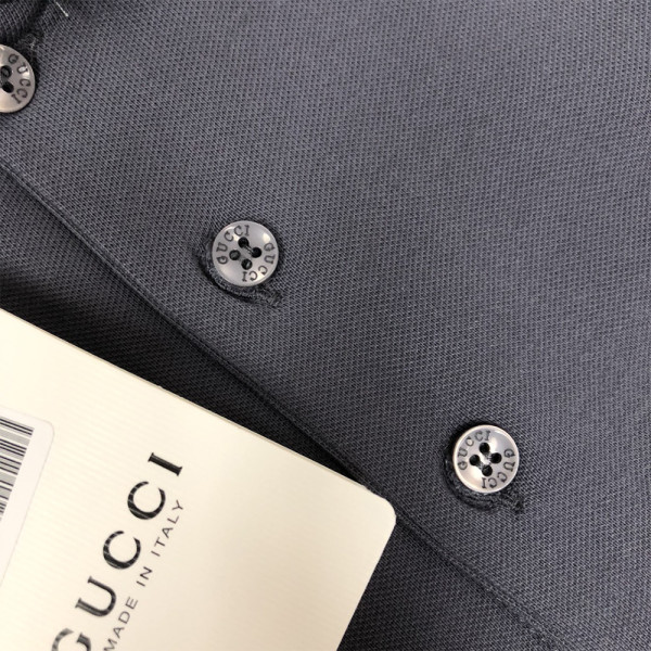 Gucci, Men's Polo, Grey