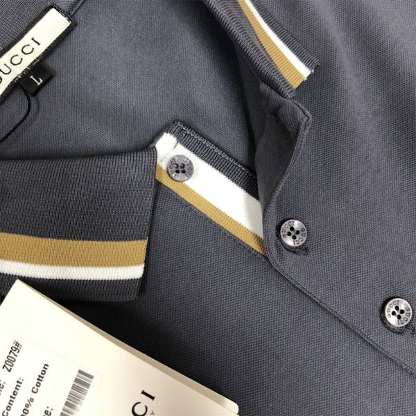 Gucci, Men's Polo, Grey