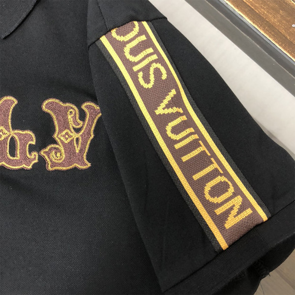 Louis Vuitton, Men's Polo, Black