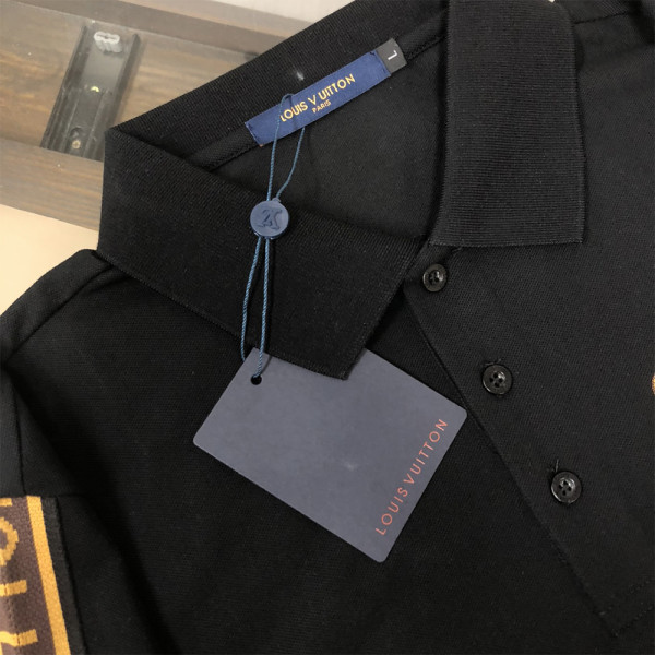 Louis Vuitton, Men's Polo, Black