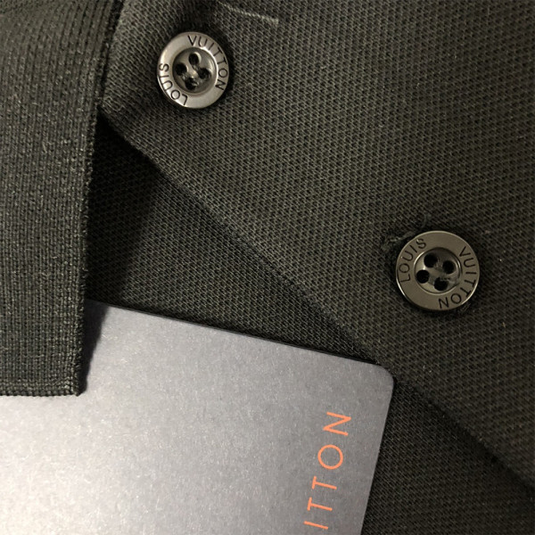Louis Vuitton, Men's Polo, Black