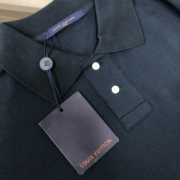 Louis Vuitton, Men's Polo, Black
