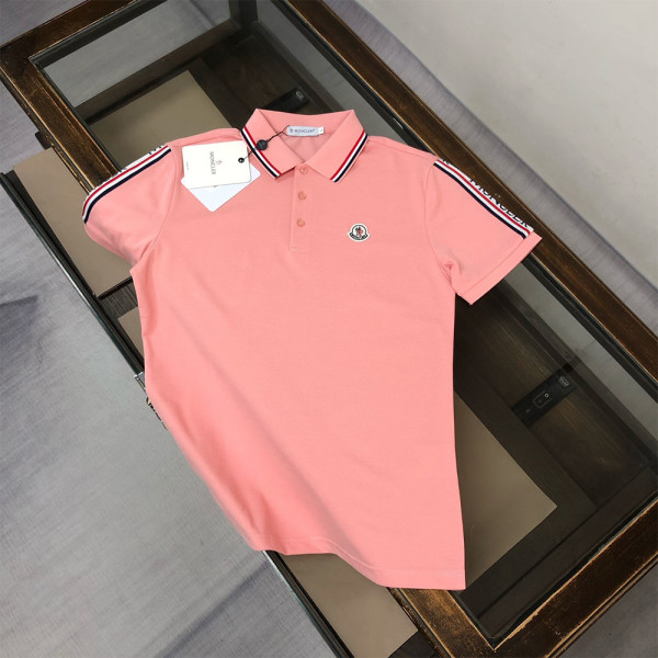 Moncler, Men's Polo, Pink