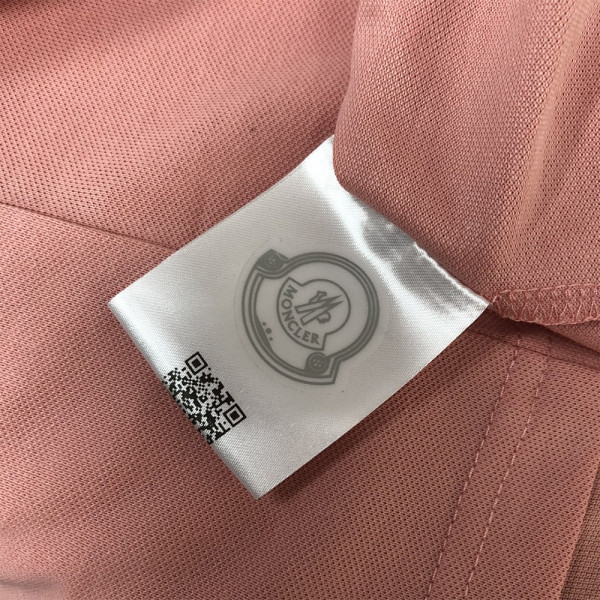 Moncler, Men's Polo, Pink