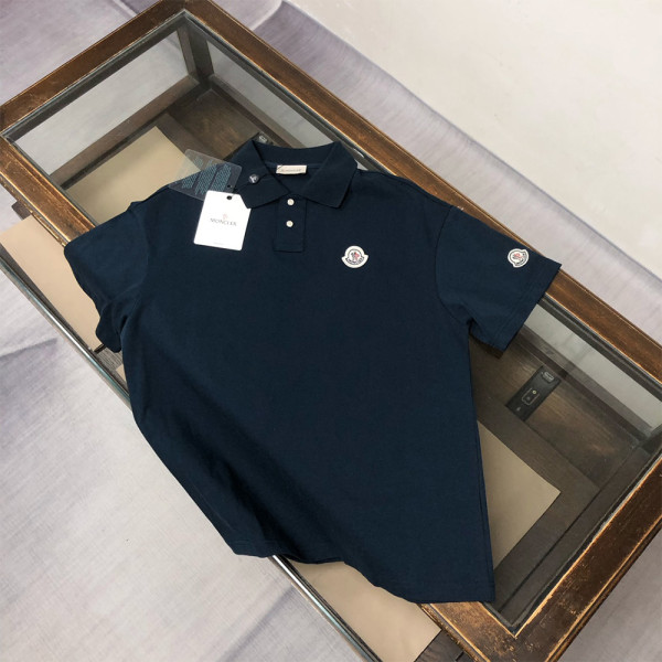 Moncler, Men's Polo, Black