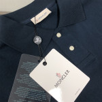 Moncler, Men's Polo, Black