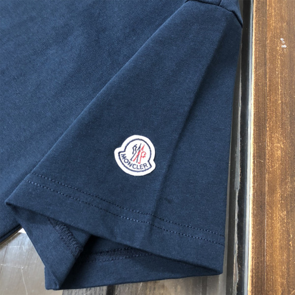 Moncler, Men's Polo, Black