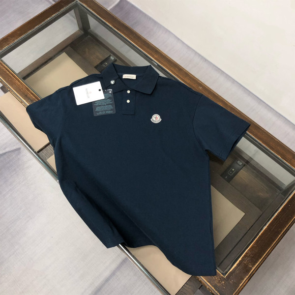 Moncler, Men's Polo, Black