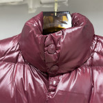 Moncler, Women's Vest, Burgundy