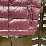 Moncler, Women's Vest, Burgundy