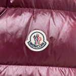 Moncler, Women's Vest, Burgundy