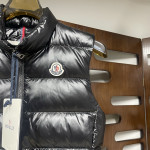 Moncler, Women's Vest, Black