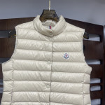 Moncler, Women's Vest, Beige