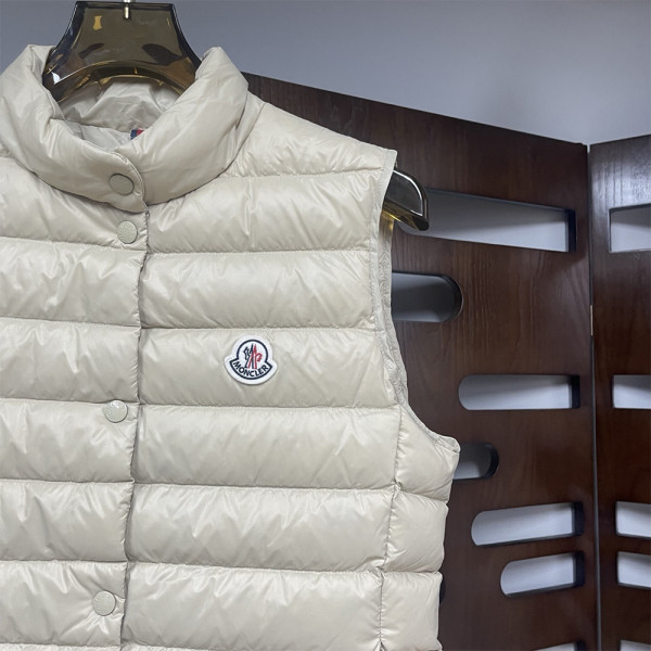 Moncler, Women's Vest, Beige