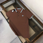 Prada, Men's Polo, Brown