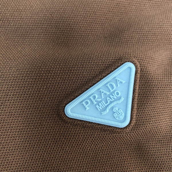 Prada, Men's Polo, Brown