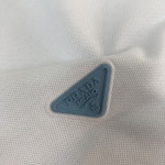 Prada, Men's Polo, White