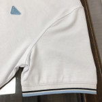 Prada, Men's Polo, White
