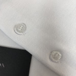 Prada, Men's Polo, White