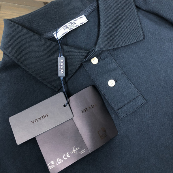 Prada, Men's Polo, Navy