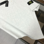 Stone Island, Men's Polo, White