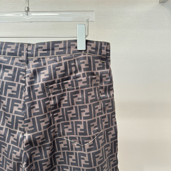 Fendi, Men's Short, Brown