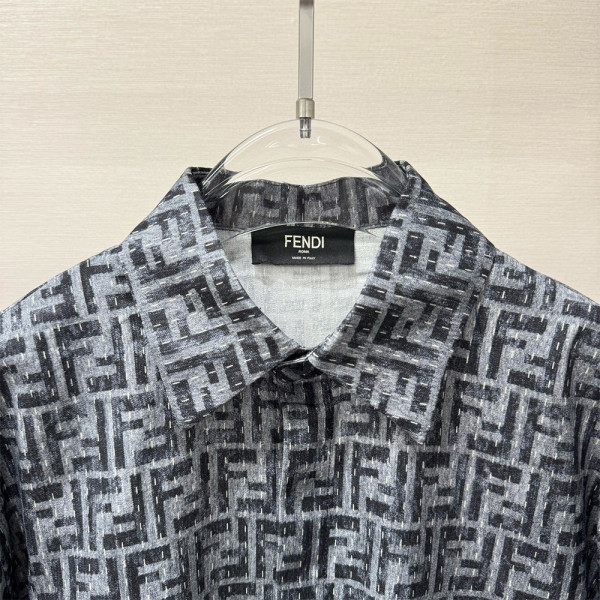 Fendi, Men's Shirt, Black