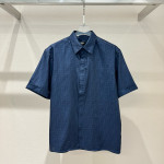 Fendi, Men's Shirt, Blue