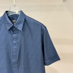 Fendi, Men's Shirt, Blue