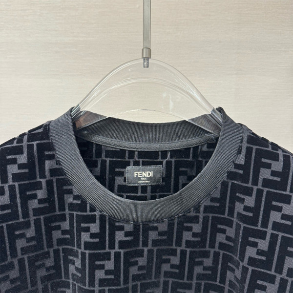 Fendi, Men's T-Shirt, Black