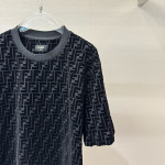Fendi, Men's T-Shirt, Black