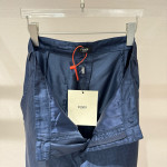 Fendi, Men's Short Suit, Blue