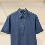 Fendi, Men's Short Suit, Blue