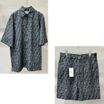 Fendi, Men's Short Suit, Black