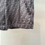 Fendi, Men's Short Suit, Brown