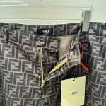 Fendi, Men's Short Suit, Brown