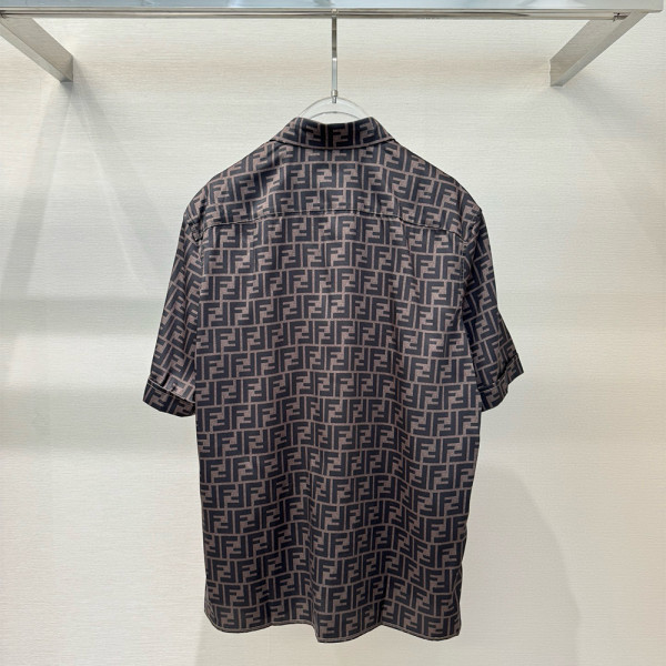 Fendi, Men's Short Suit, Brown