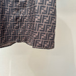 Fendi, Men's Short Suit, Brown