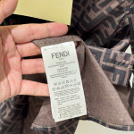 Fendi, Men's Short Suit, Brown