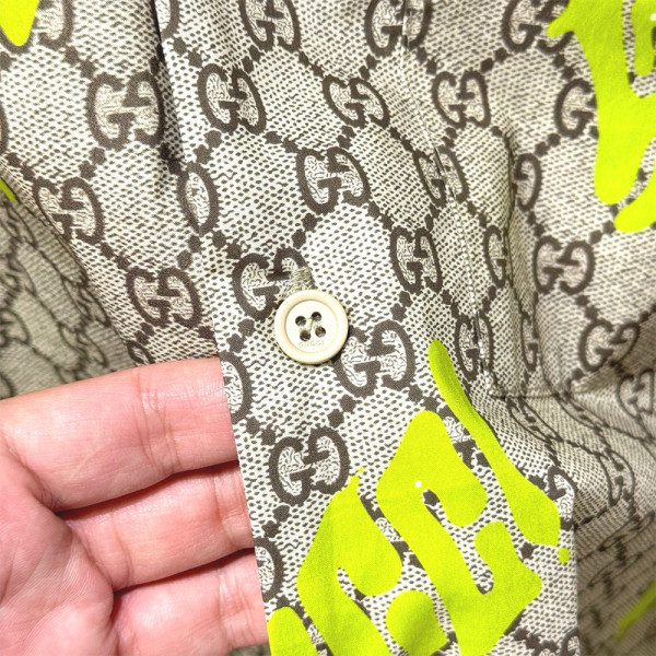 Gucci, Men's Shirt, Green