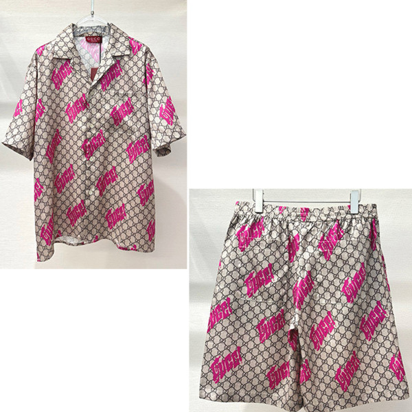 Gucci, Men's  Swimshort Suit, Pink