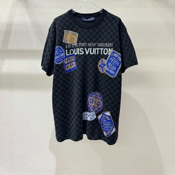 Louis Vuitton, Men's T-Shirt,  Black